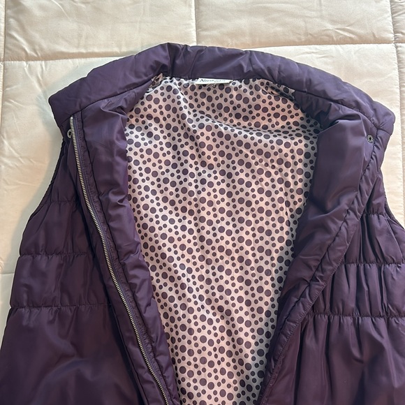 Northstyle Vest Women’s Purple Zip-up Two Side Pockets - Picture 5 of 9